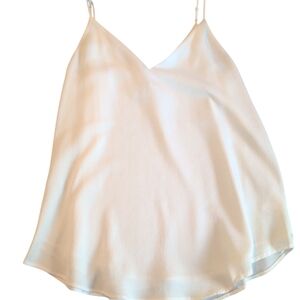 Express Elegant White Sleeveless Top